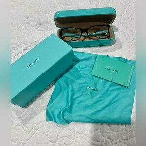 Tiffany Tortoise Shell and Teal Women's Glasses Style TF2091B